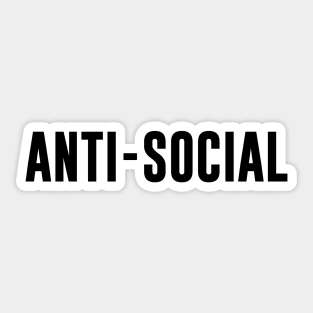 Anti-Social Sticker